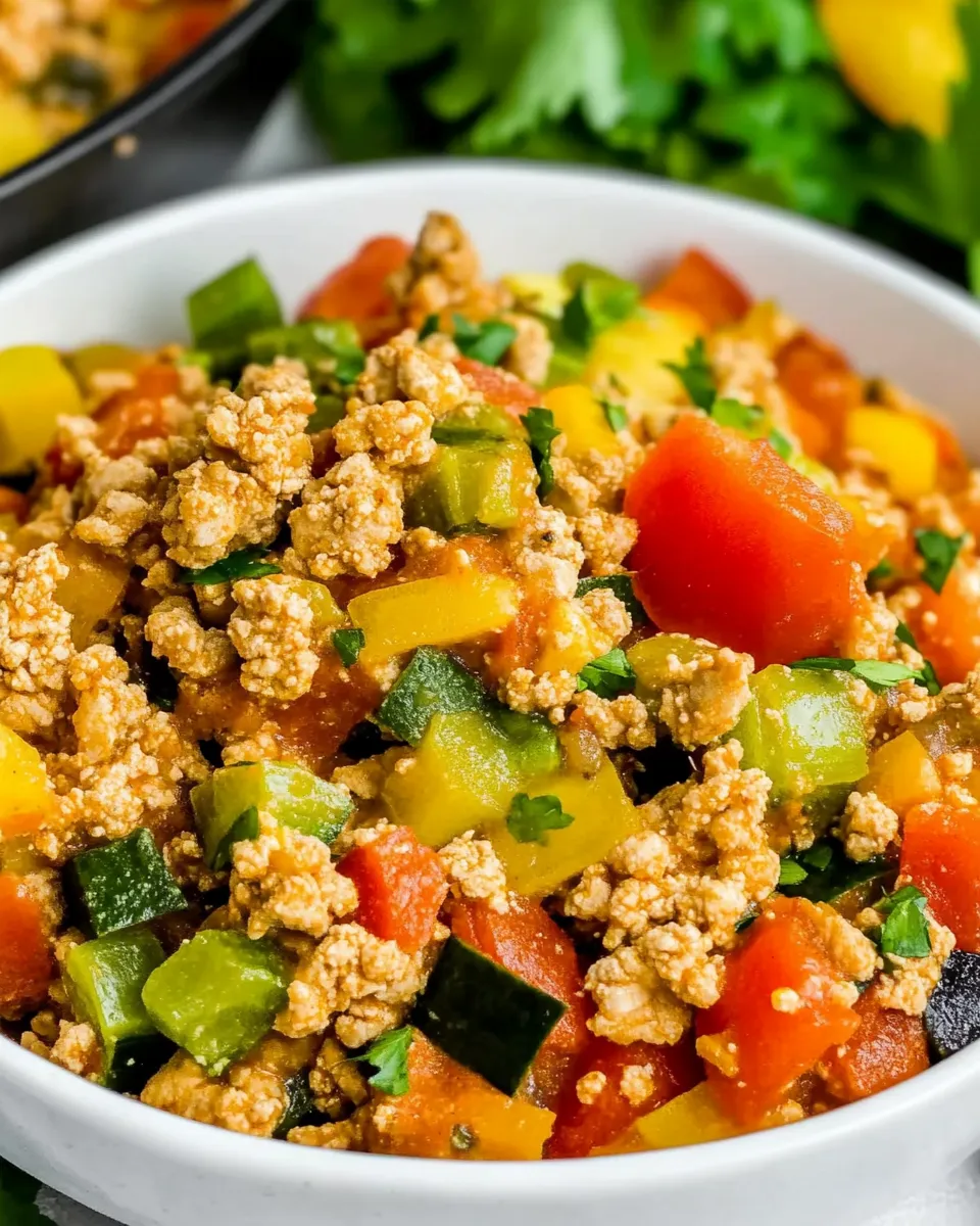 Delicious Ground Turkey Skillet dish photo
