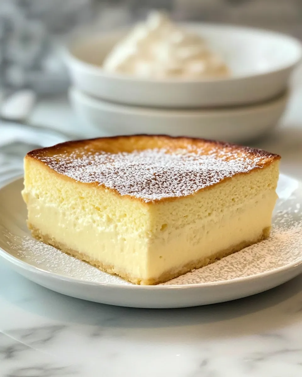 Classic Gteau Magique (French Magic Cake) dish photo