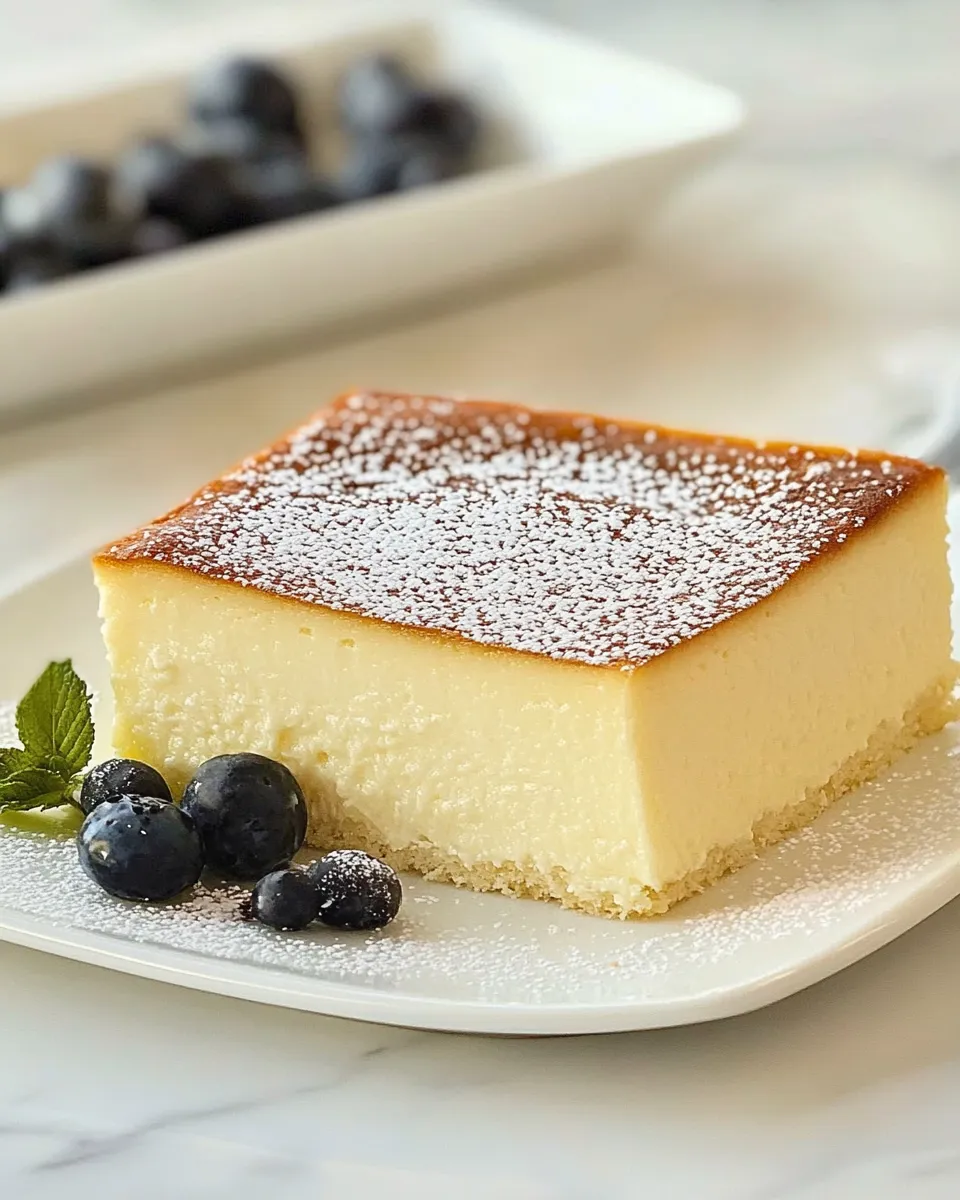 Easy Gteau Magique (French Magic Cake) food shot