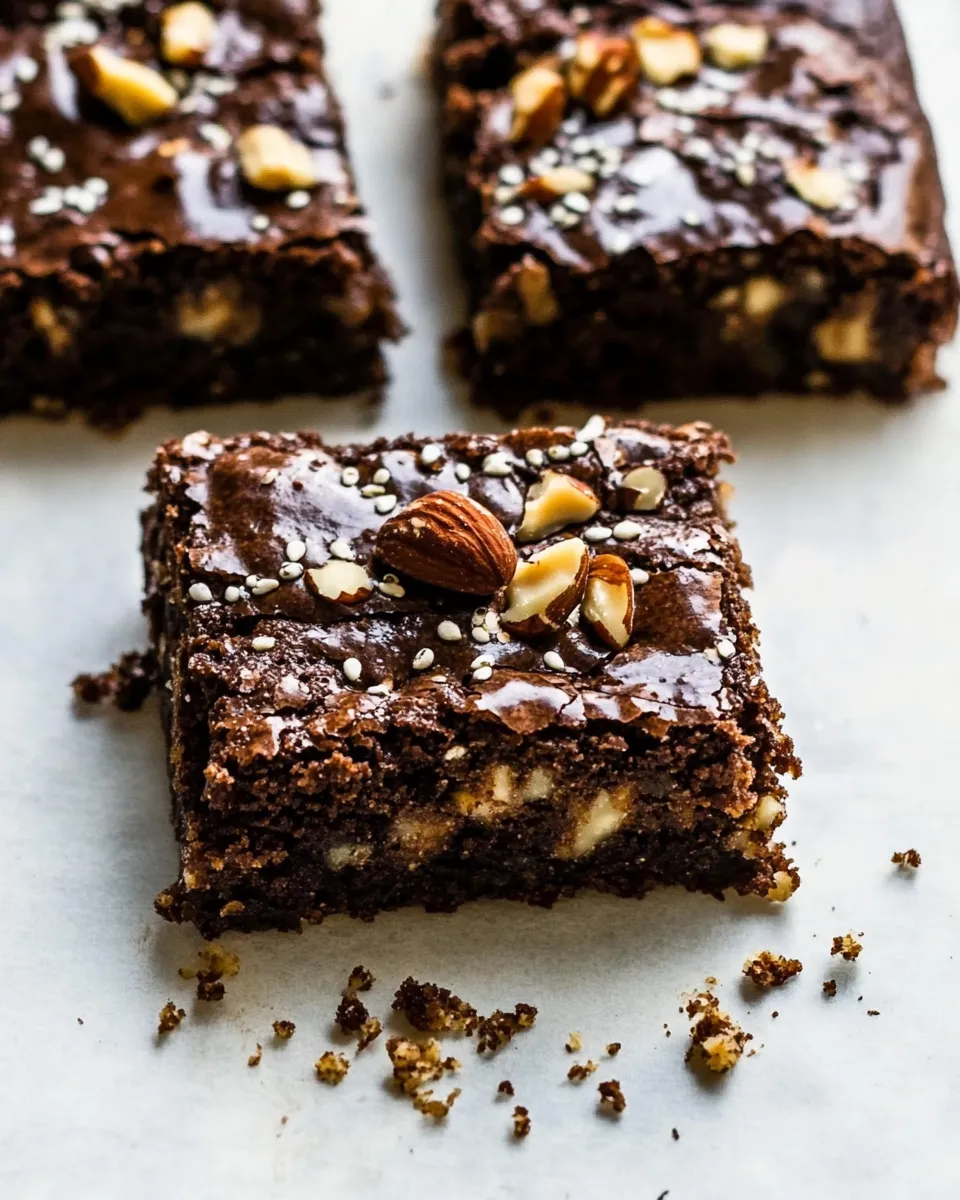 Homemade Hazelnut Buckwheat Brownies recipe photo