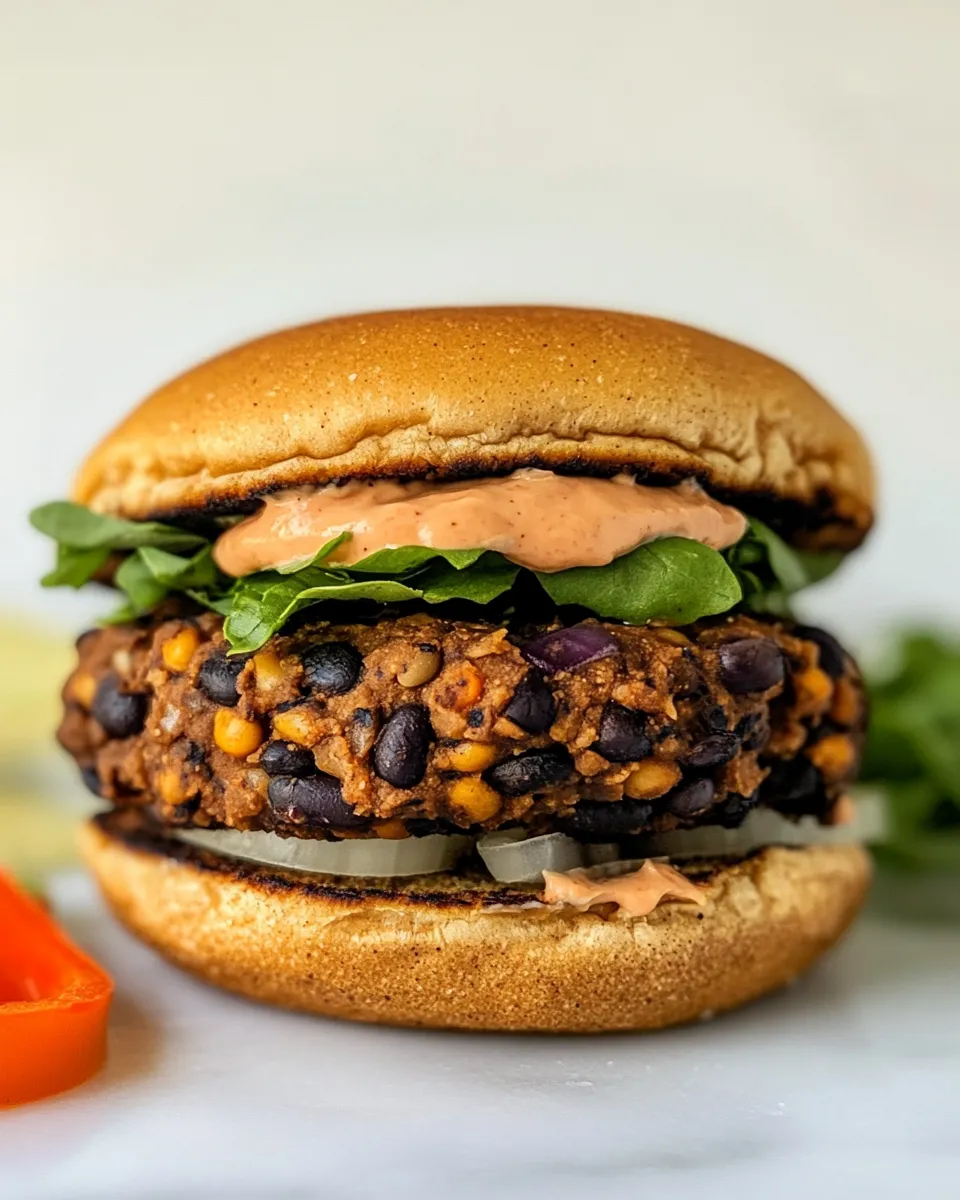 Delicious Healthy Black Bean Burgers image
