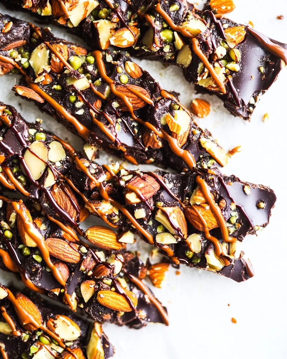 Delicious Healthy Nut Bark food shot