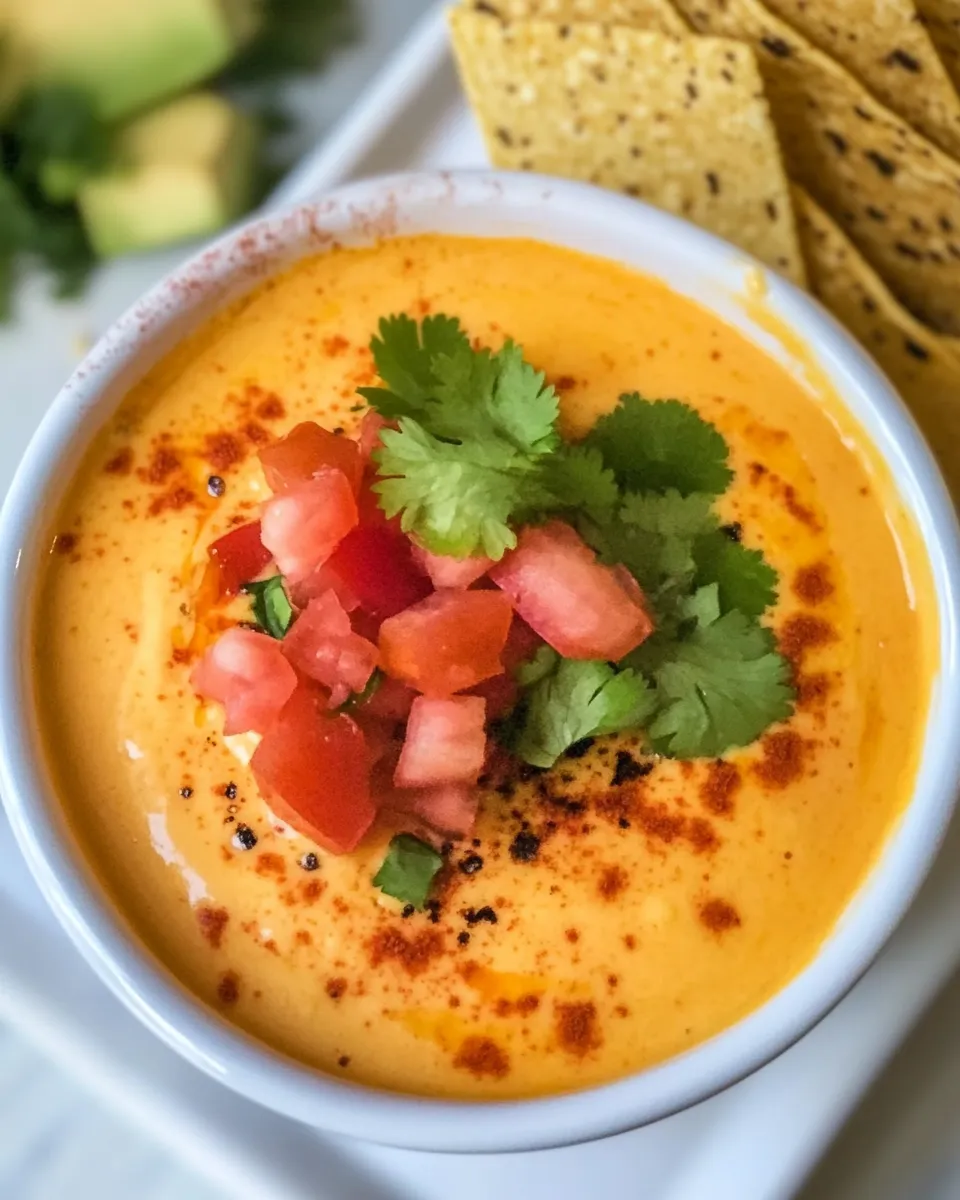 Easy Healthy Queso food shot