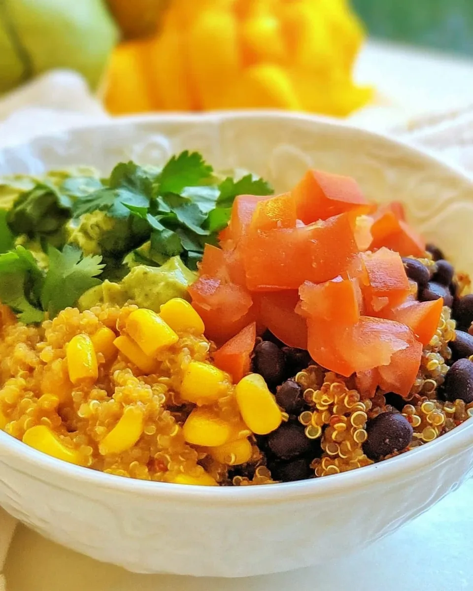 Easy Healthy Quinoa Burrito Bowl recipe image