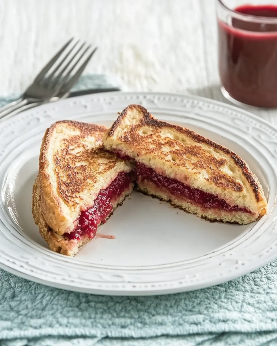 Easy Healthy Stuffed French Toast With PB & J recipe photo