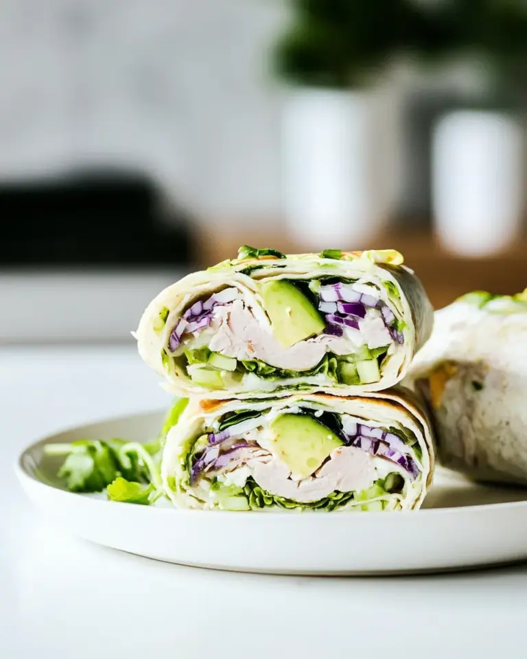 Homemade Healthy Turkey Wraps photo