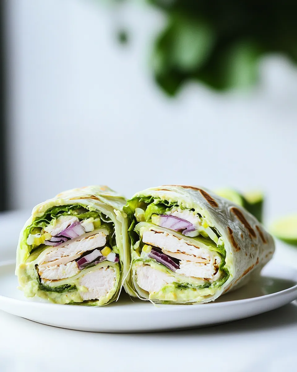 Easy Healthy Turkey Wraps recipe photo