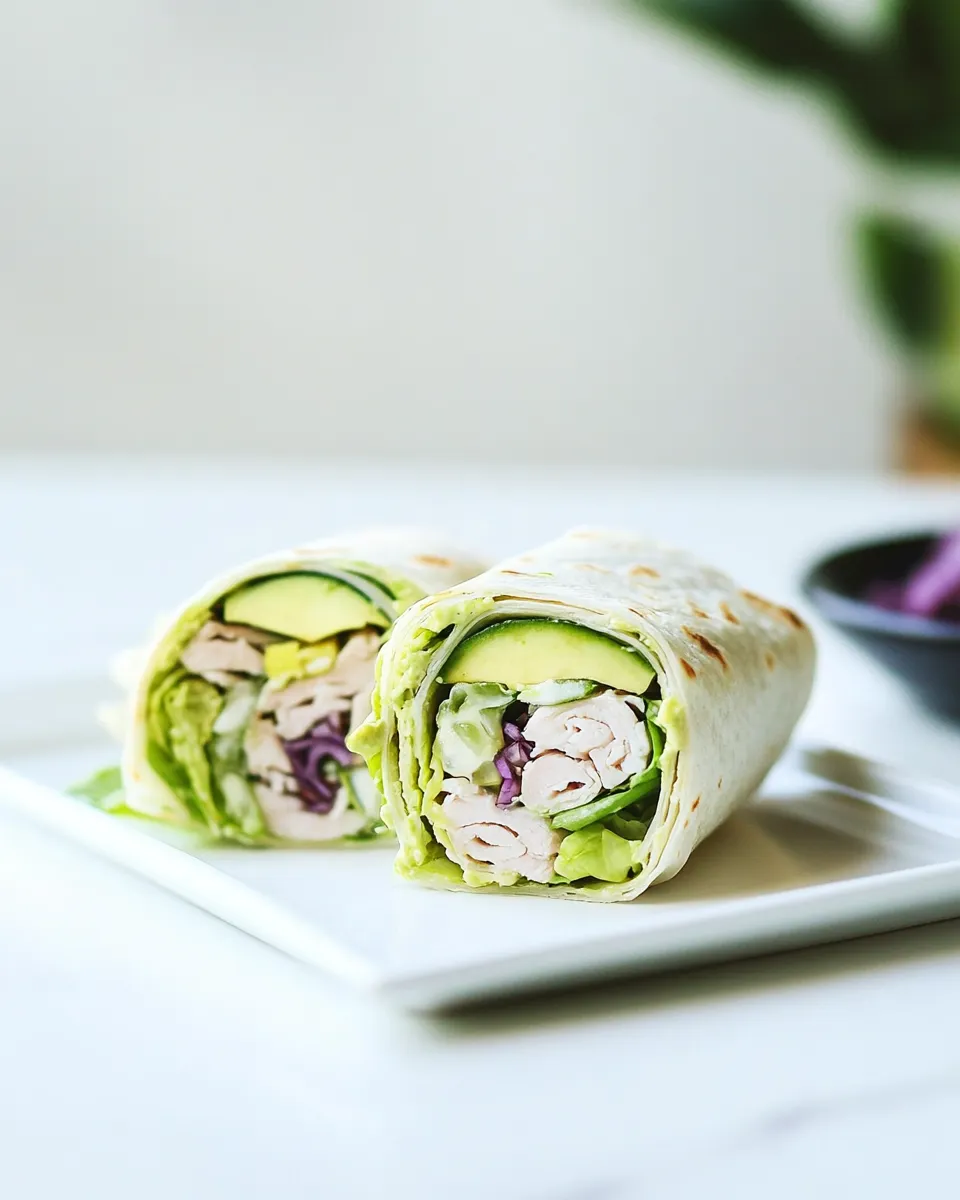 Delicious Healthy Turkey Wraps dish photo