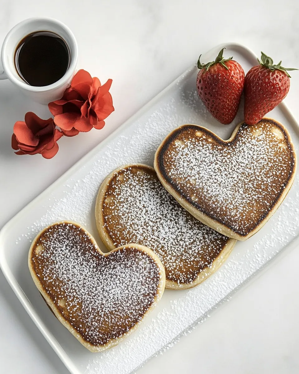 Classic Heart-Shaped Pancakes image