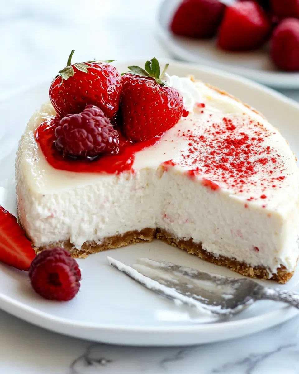 Delicious High-Protein Cheesecake recipe photo