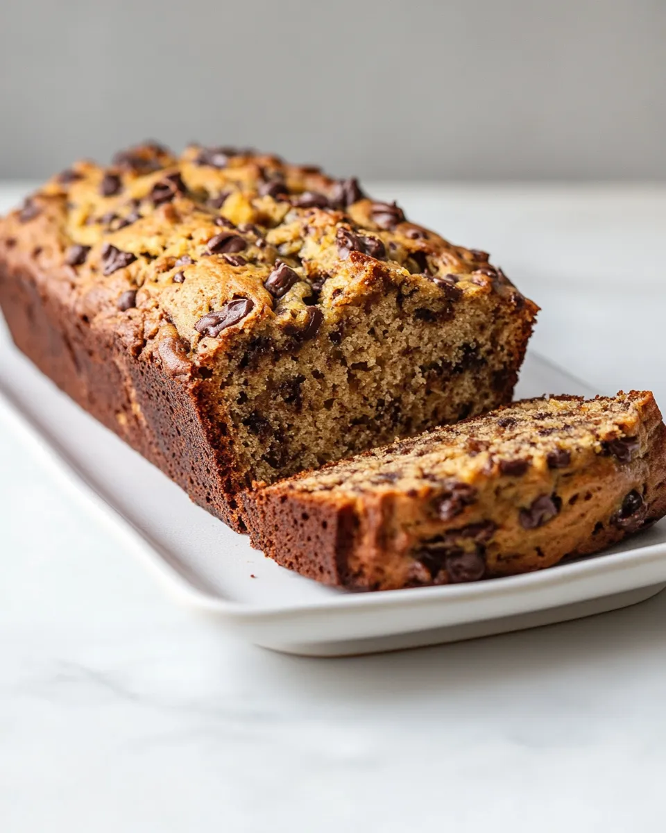 Delicious High Protein Banana Bread shot