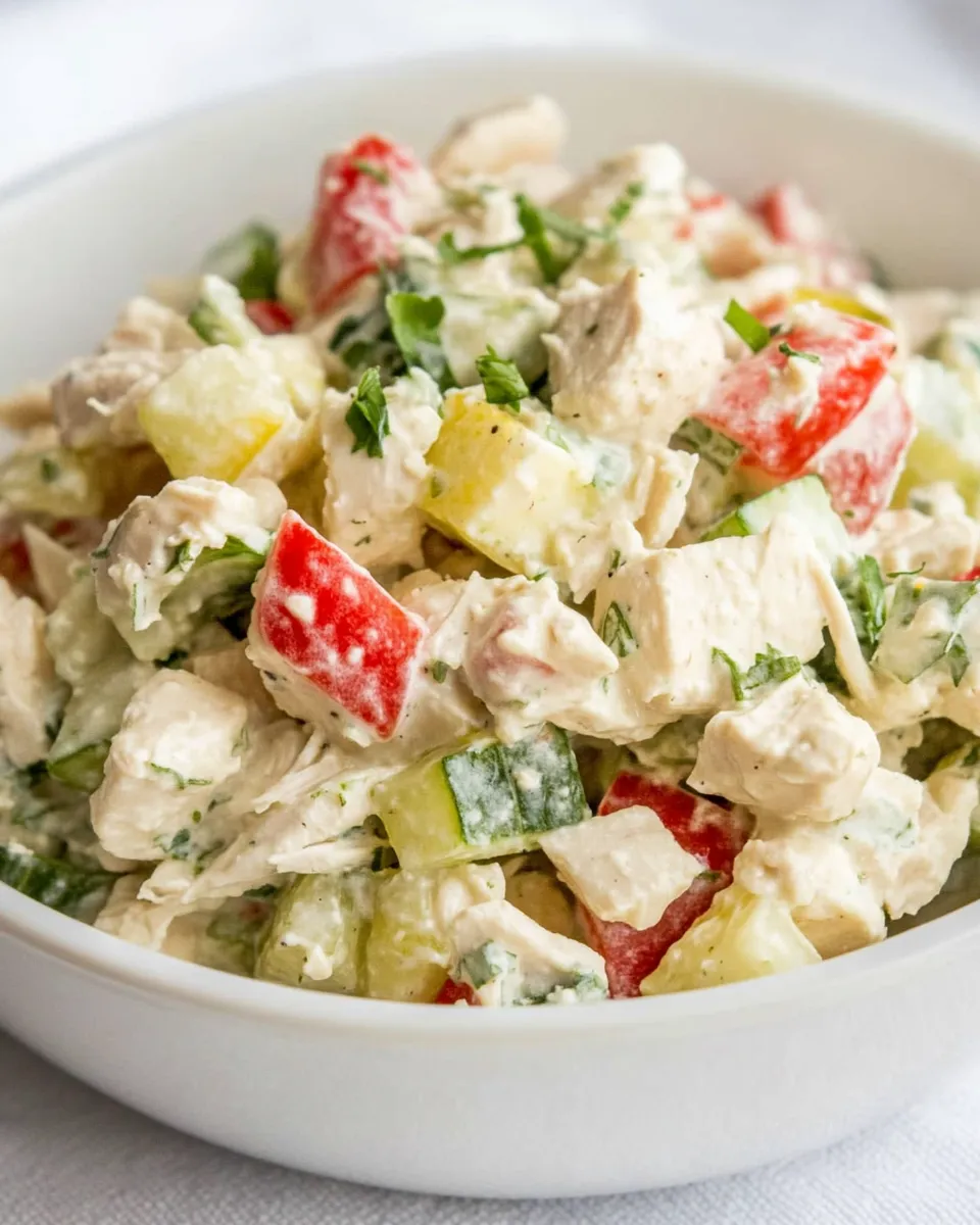 Easy Holiday Chicken Salad recipe image