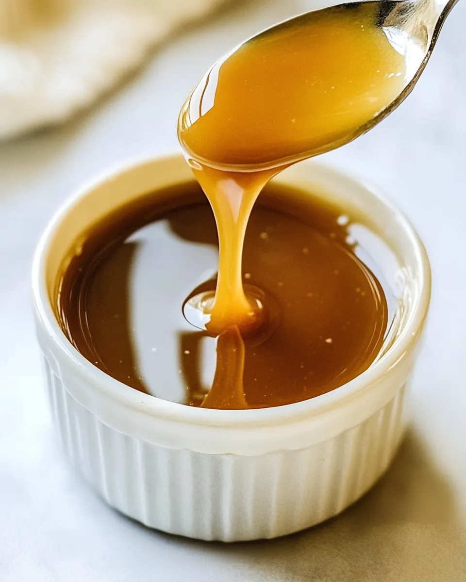 Delicious Homemade Caramel Syrup photo