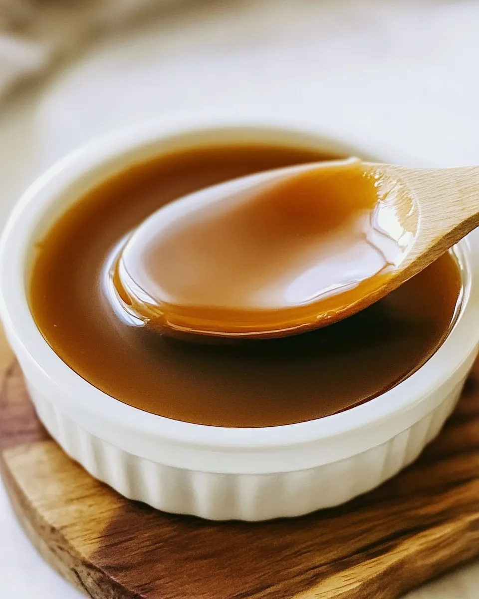 Classic Homemade Caramel Syrup recipe image