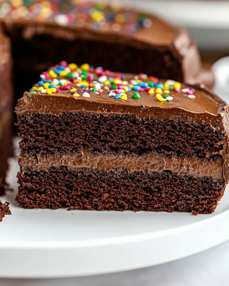 Classic Homemade Chocolate Cake Recipe photo