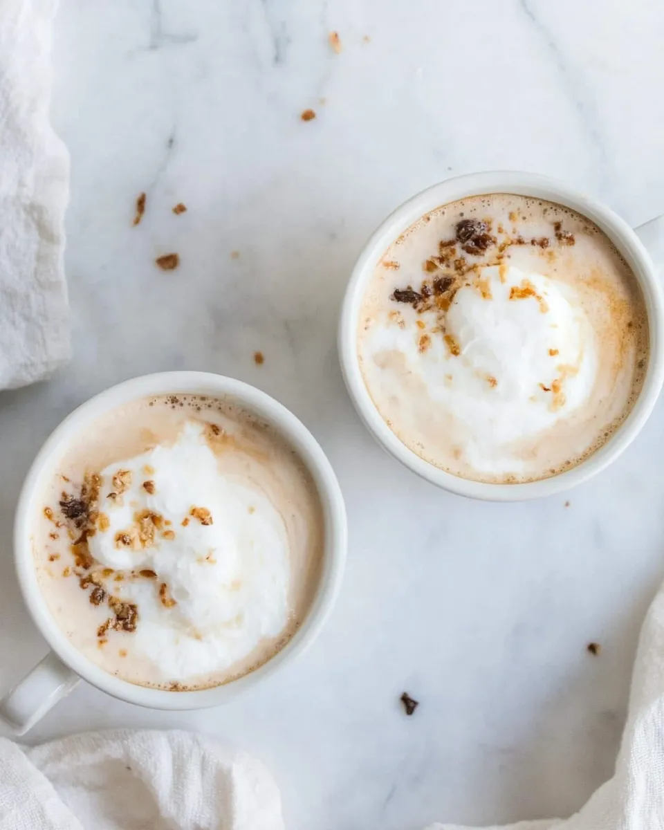 Healthy Homemade Coconut Lattes. dish photo