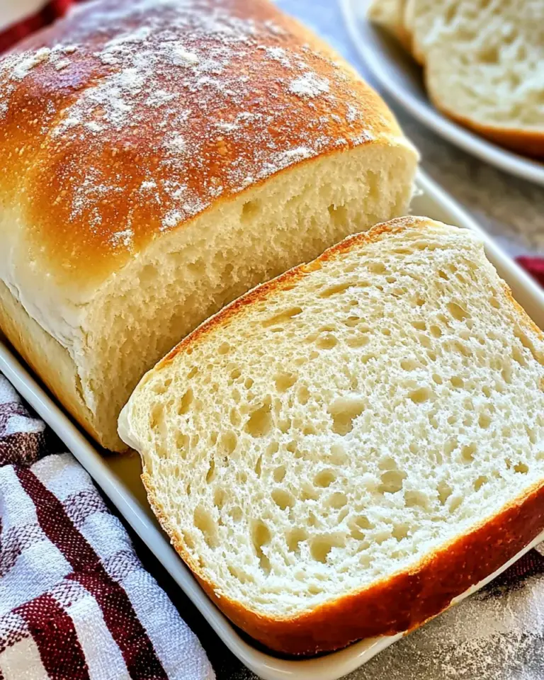 Classic Homemade Country White Bread photo