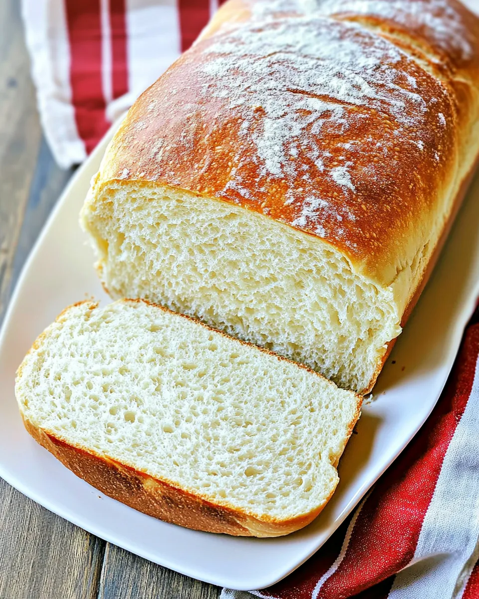 Easy Homemade Country White Bread recipe image