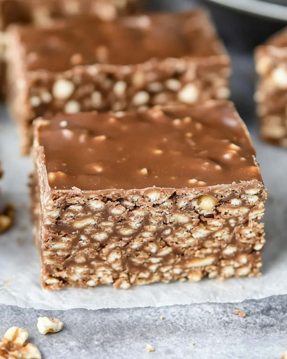Delicious Homemade Crunch Bars (Award Winning Recipe!) dish photo
