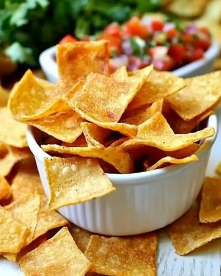 Delicious Homemade Flour Tortilla Chips recipe photo