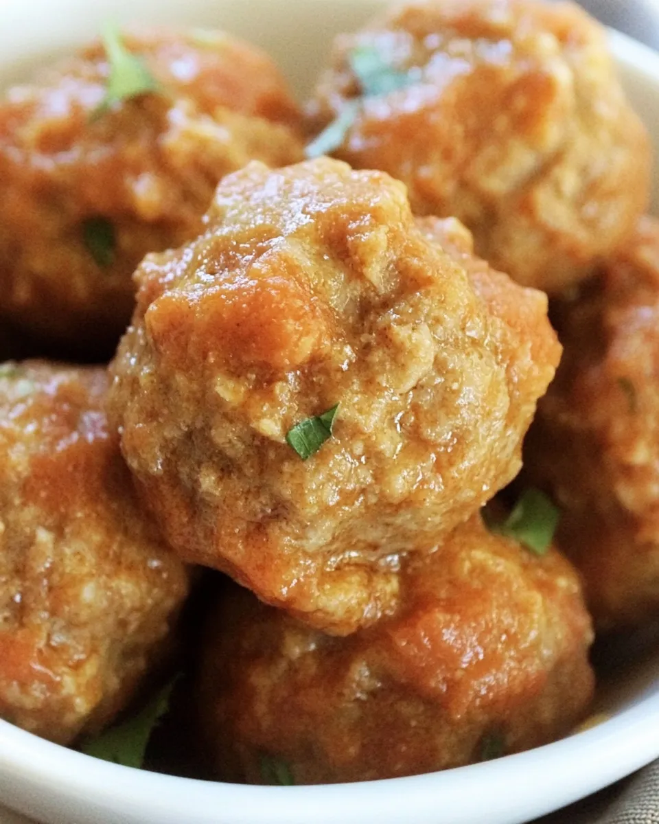 Classic Homemade Frozen Turkey Meatballs dish photo