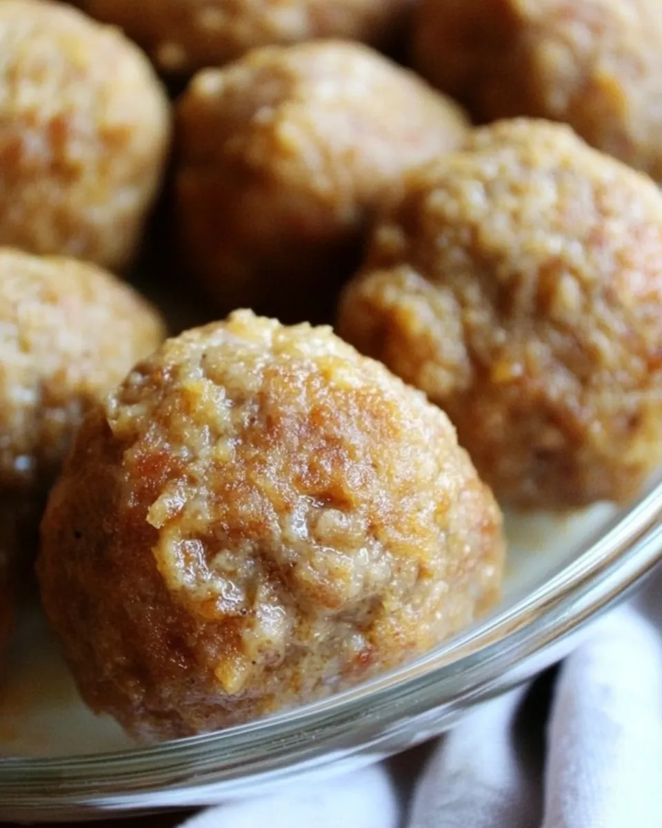 Easy Homemade Frozen Turkey Meatballs food shot