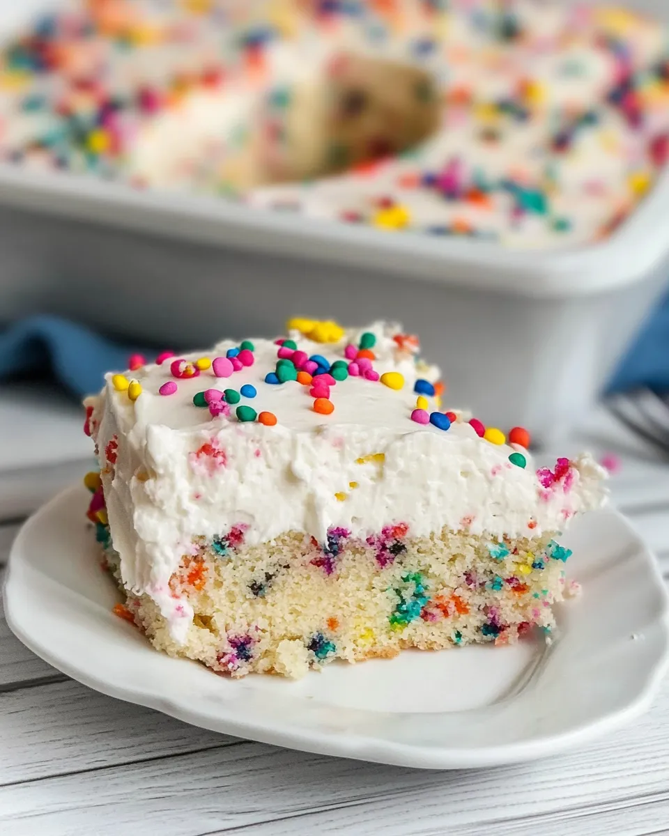 Delicious Homemade Funfetti Cake photo