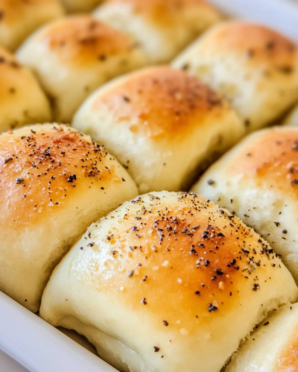 Perfect Homemade Garlic Rolls plate image