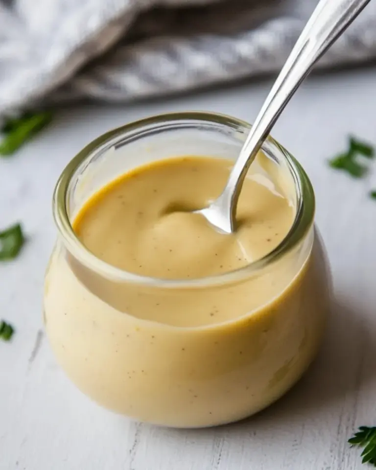 Homemade Homemade Honey Mustard Dipping Sauce or Dressing photo