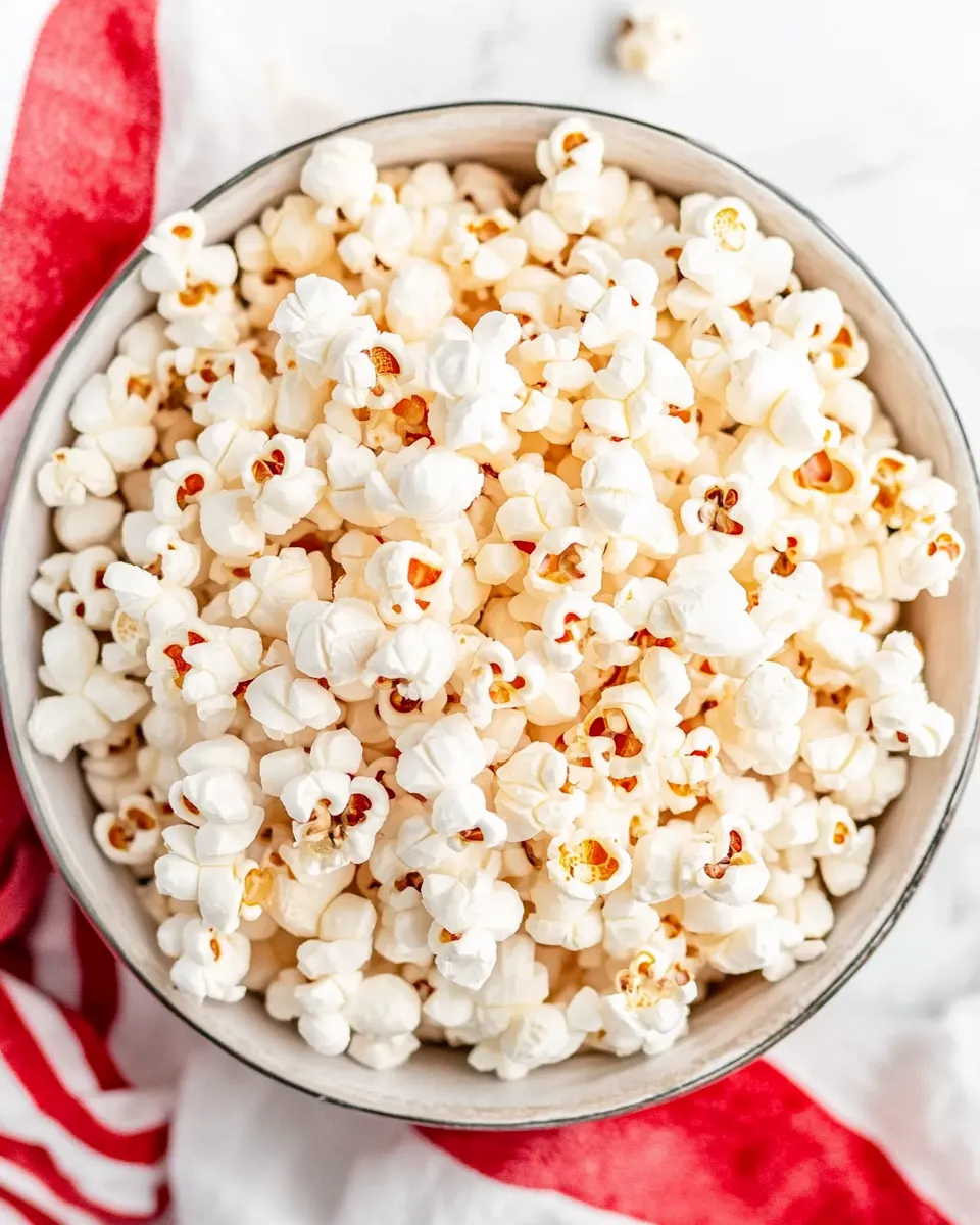 Tasty Homemade Kettle Corn plate image