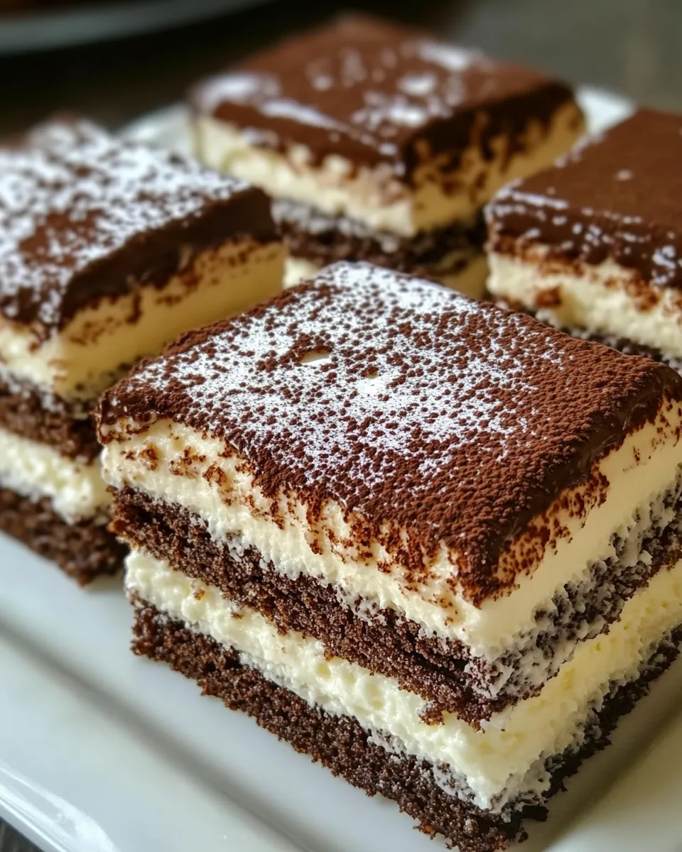 Easy Homemade Milk Slice Cake (Kinder Milch-Schnitte) recipe image