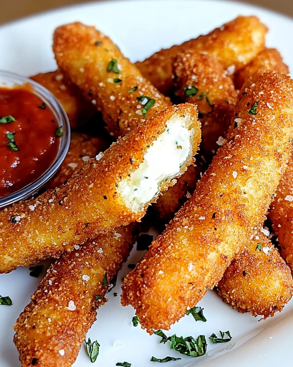 Classic Homemade Mozzarella Cheese Sticks image