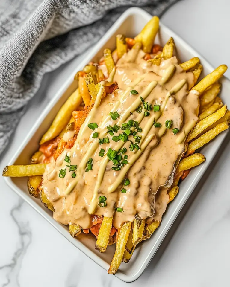 Delicious Homemade Nacho Cheese Fries photo