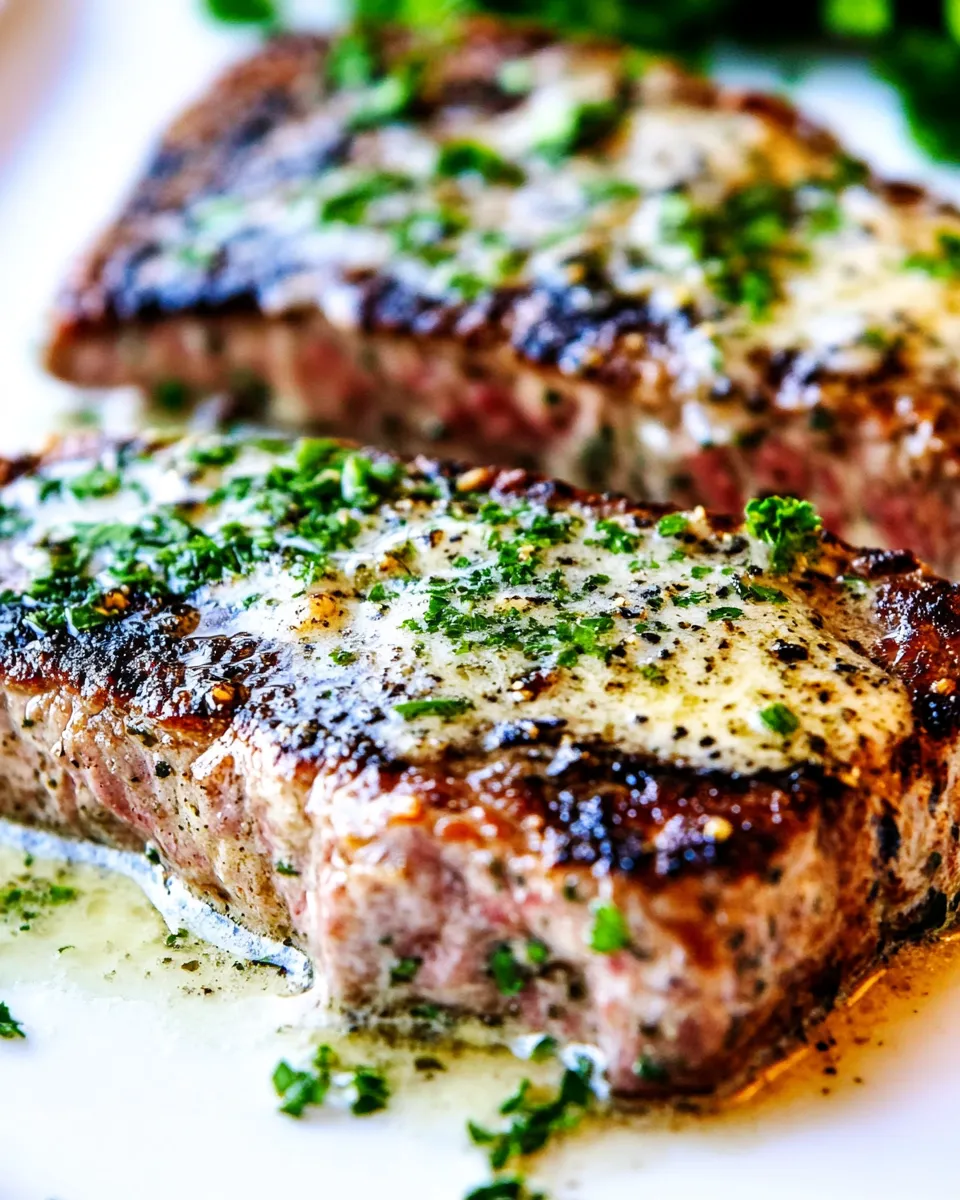 Classic Homemade Steak Seasoning & Garlic Herb Butter Steaks recipe photo