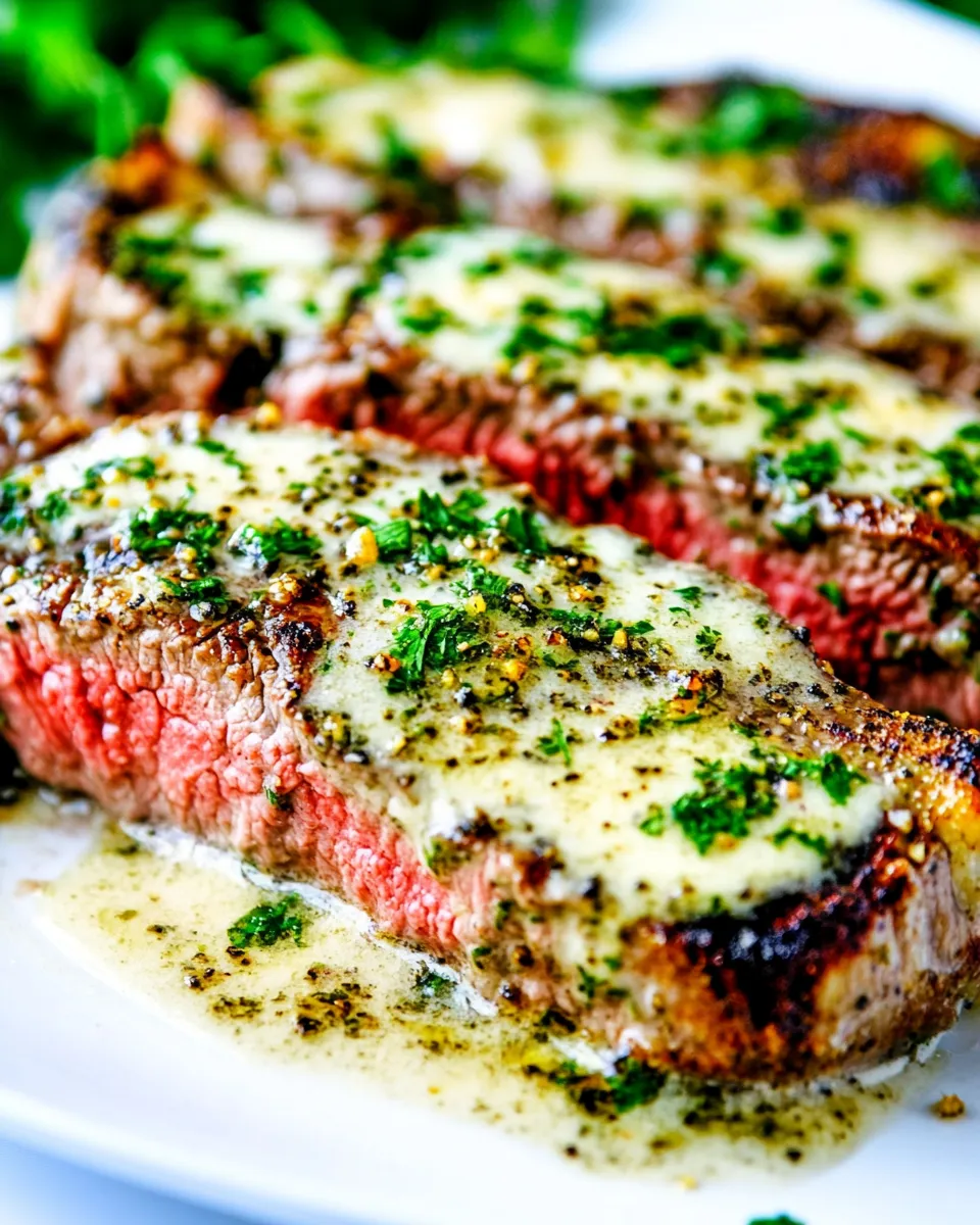Easy Homemade Steak Seasoning & Garlic Herb Butter Steaks dish photo