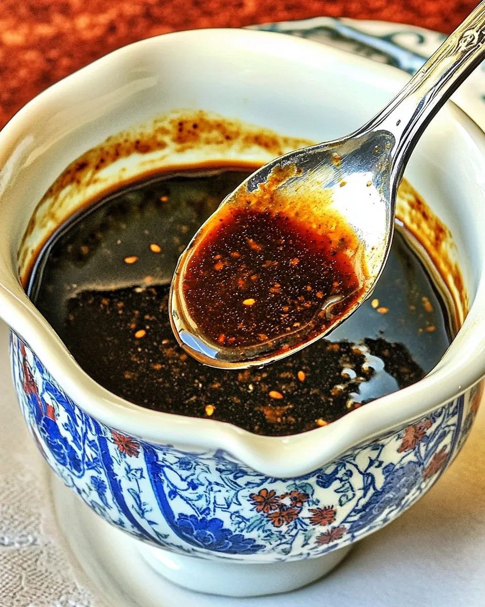 Quick Homemade Teriyaki Sauce food shot