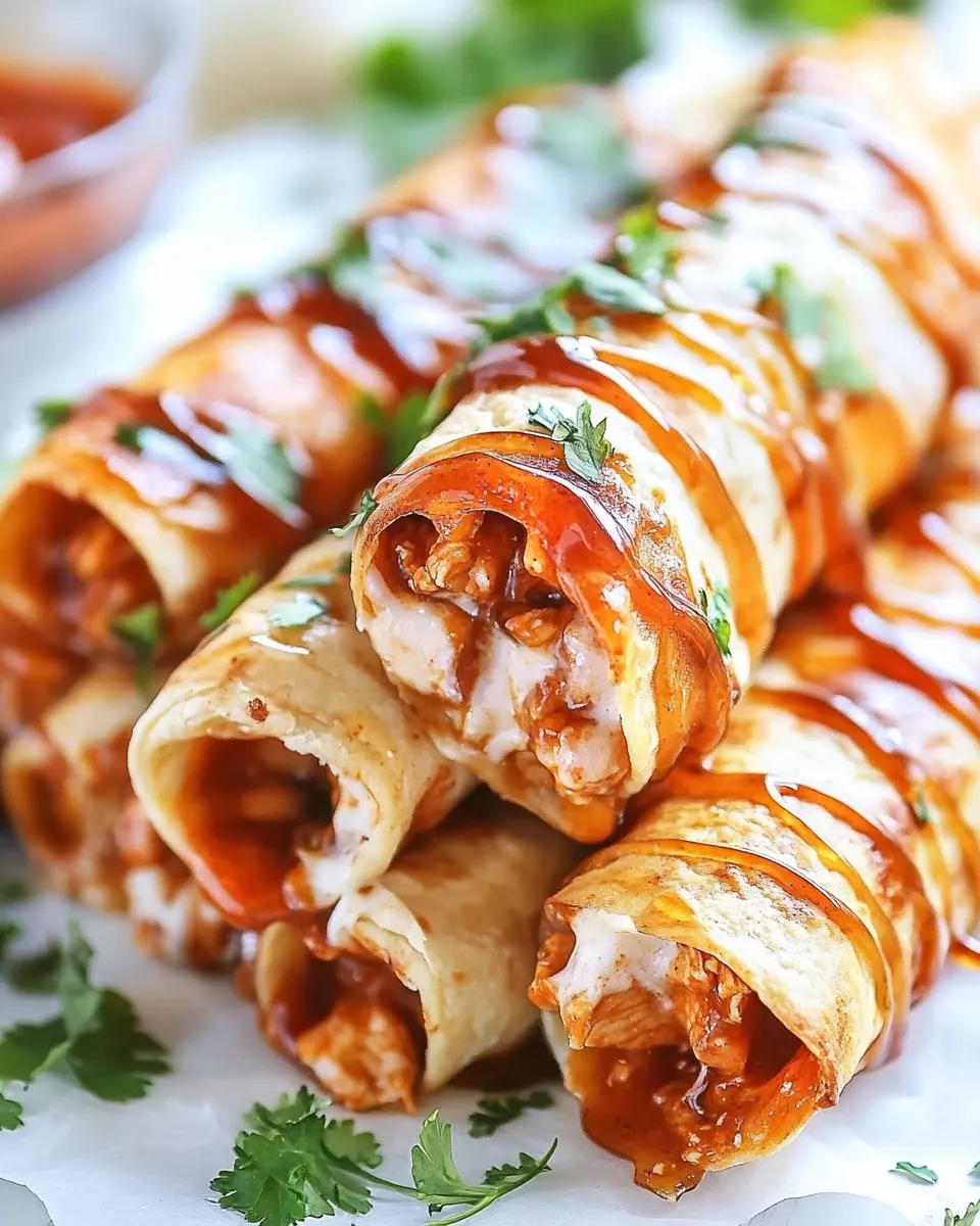 Delicious Honey Buffalo Chicken Taquitos dish photo
