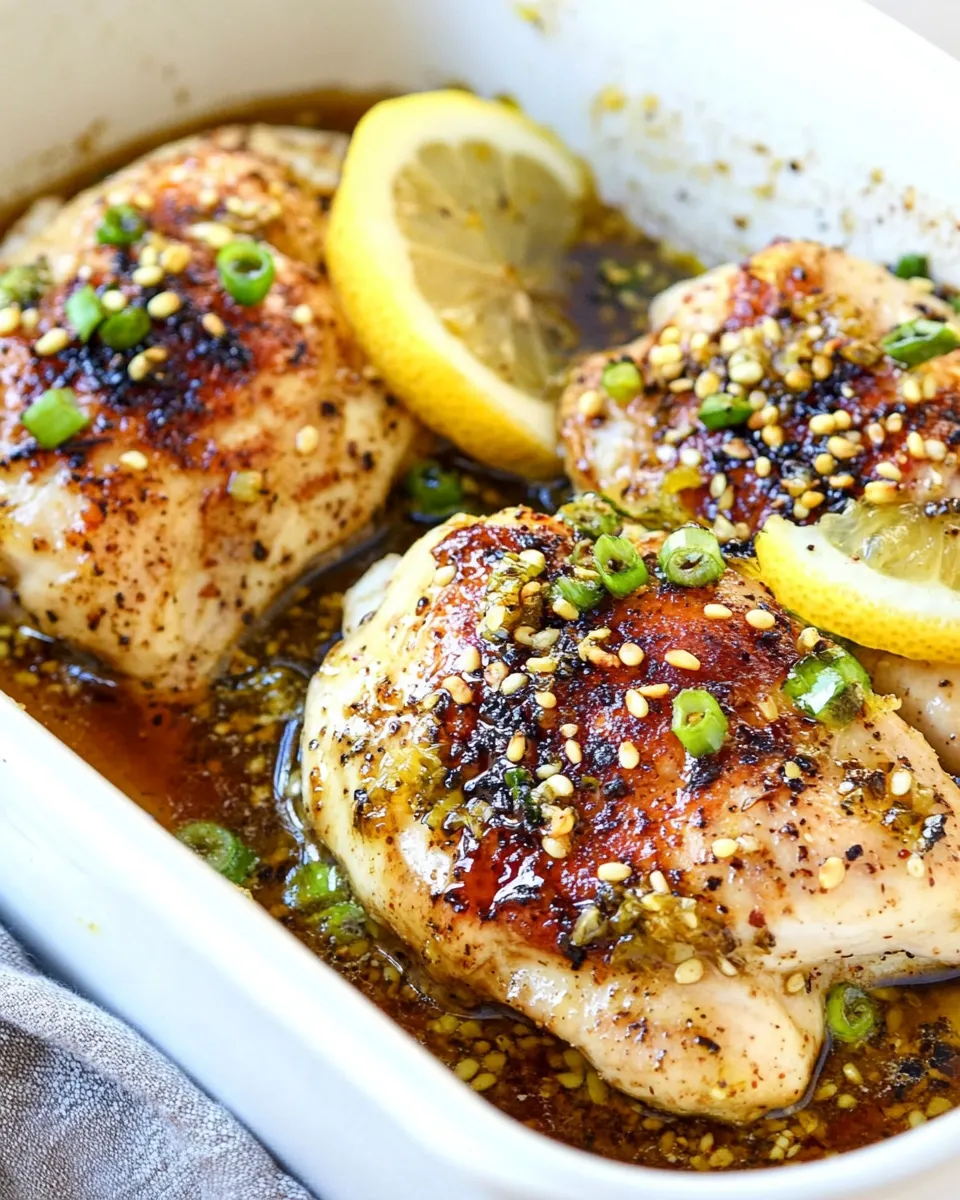 Delicious Honey Garlic Lemon Chicken dish photo