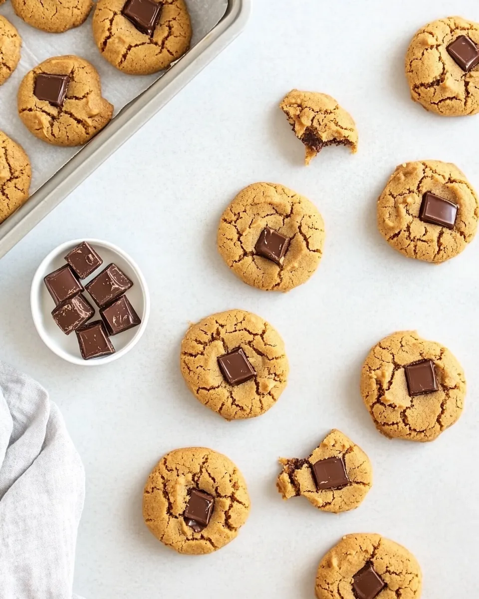 Classic Honey Peanut Butter Chocolate Chunk Cookies image