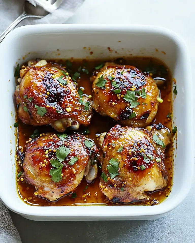Homemade Honey Sriracha Chicken Thighs recipe photo