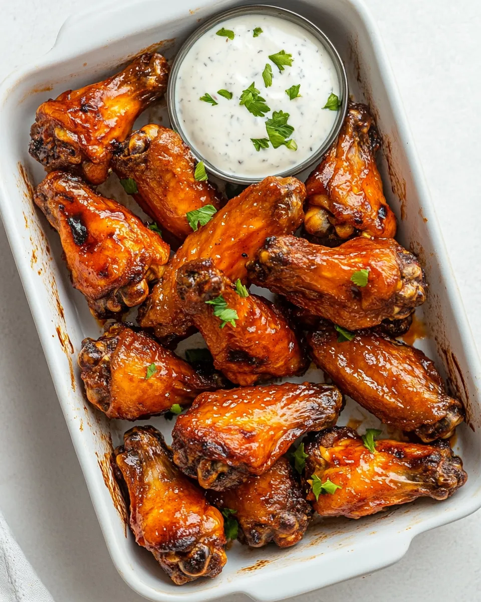 Classic Hot & Spicy Baked Buffalo Chicken Wings dish photo