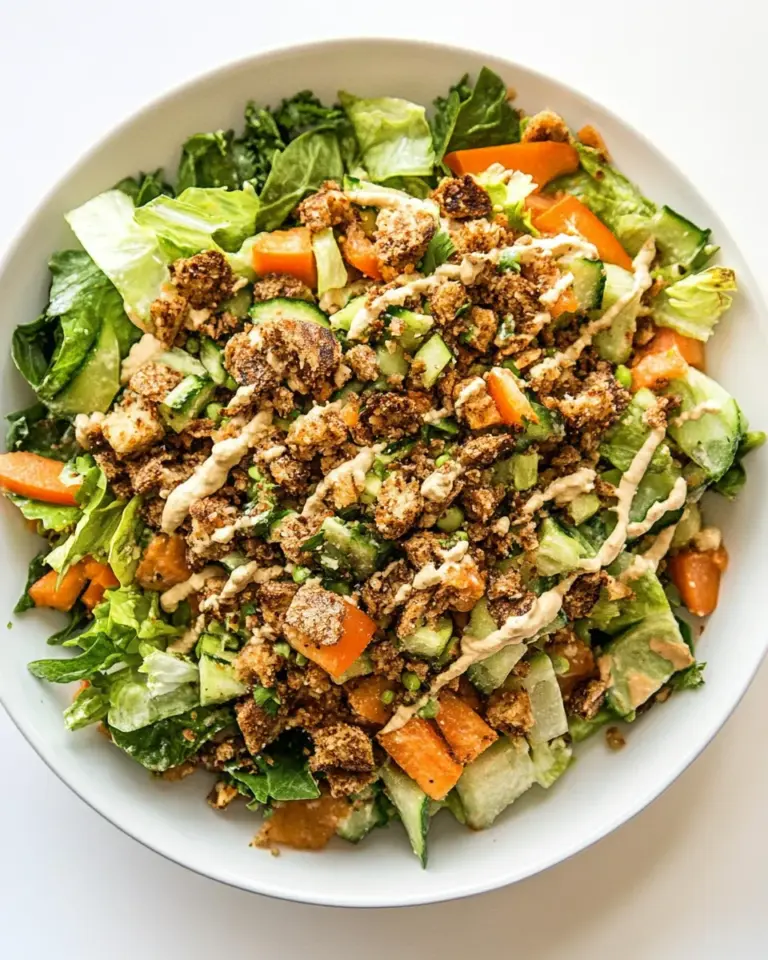 Homemade Hummus Crunch Salad photo