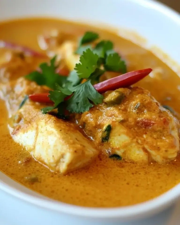 Homemade Indian Fish Coconut Curry recipe photo