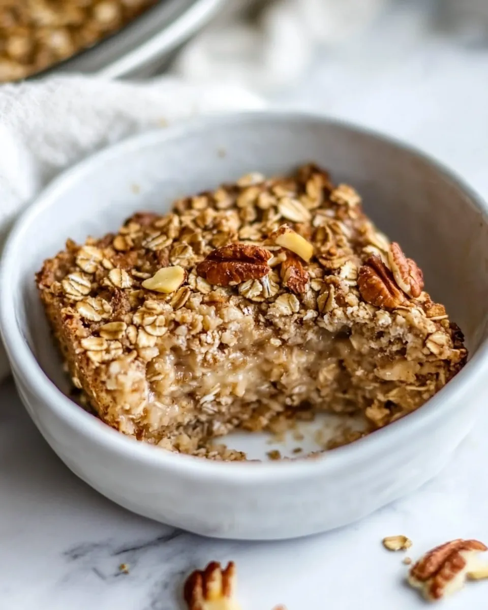 Delicious Instant Pot Baked Oatmeal food shot