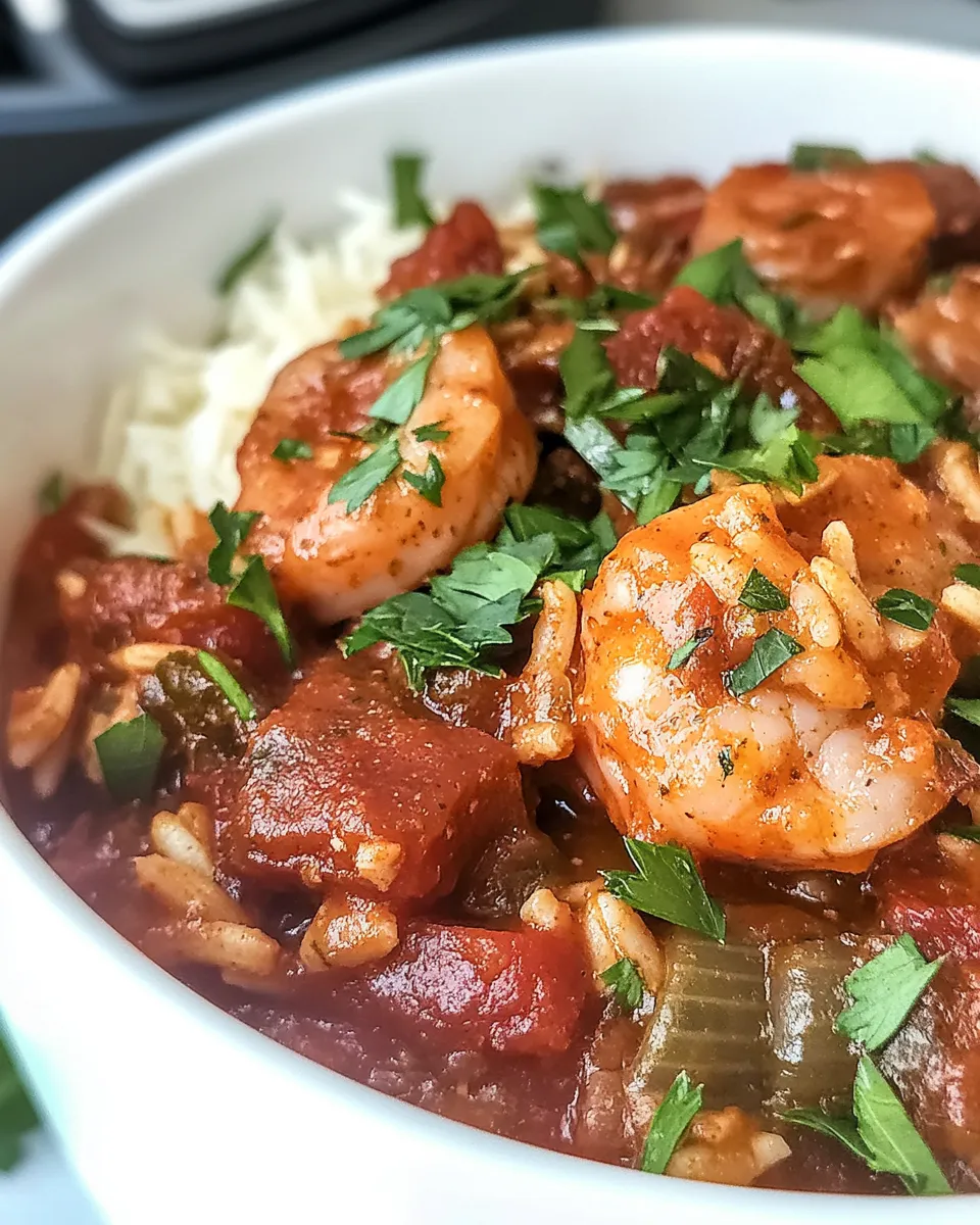 Delicious Instant Pot Jambalaya Recipe shot