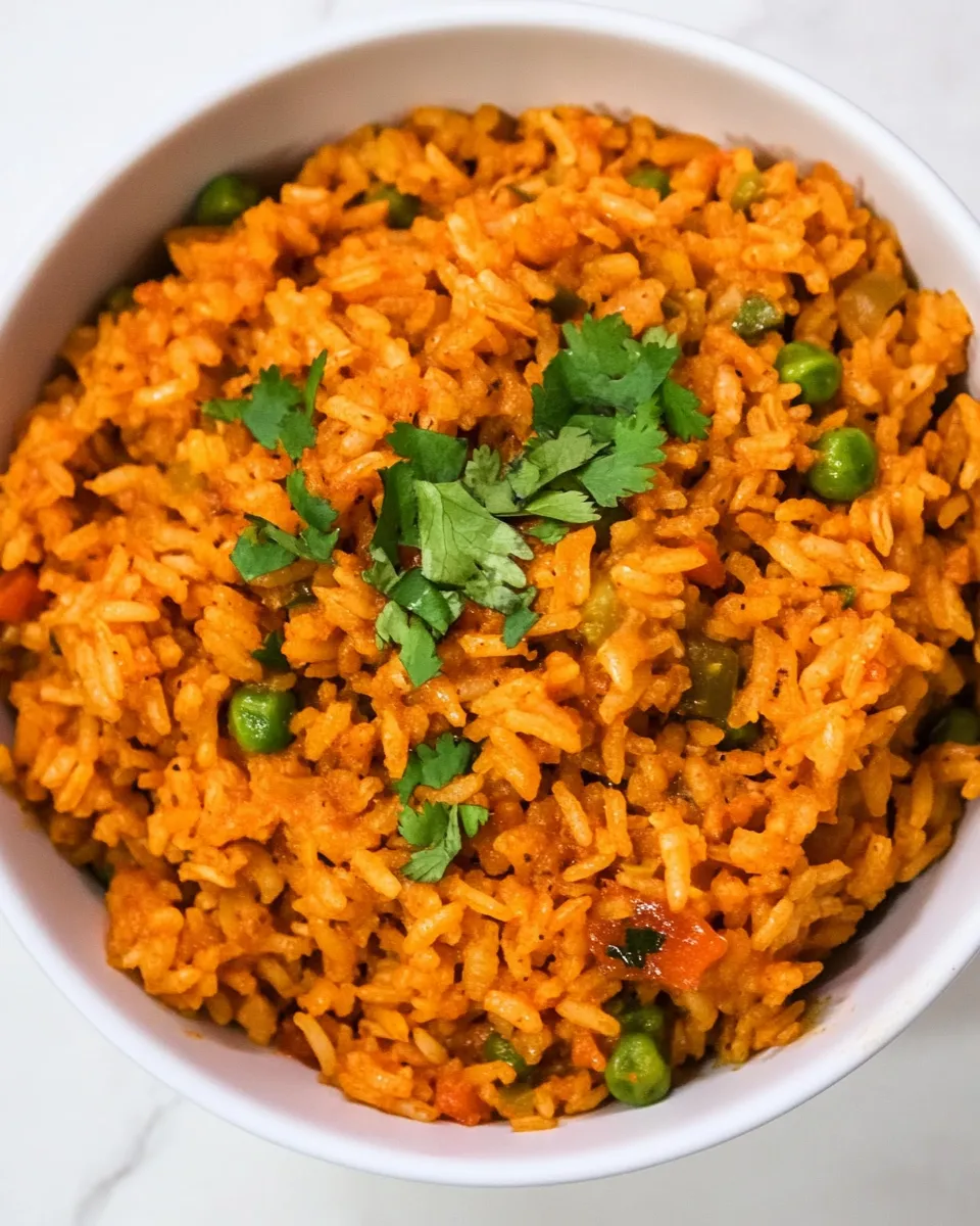 Delicious Instant Pot Mexican Rice plate image