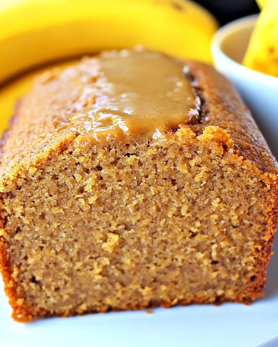 Homemade Instant Pot Peanut Butter Banana Bread photo