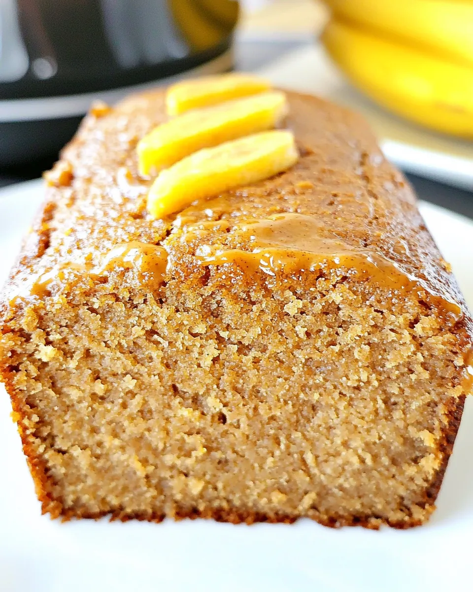 Classic Instant Pot Peanut Butter Banana Bread image