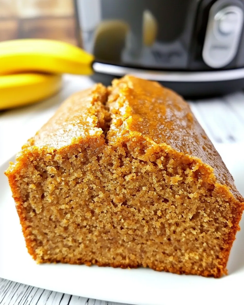 Easy Instant Pot Peanut Butter Banana Bread recipe photo