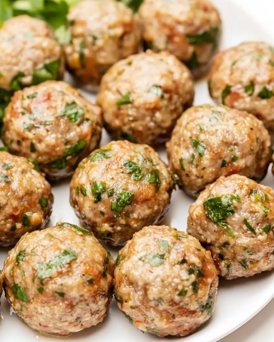 Delicious Italian Meatballs with Spicy Marinara Sauce image